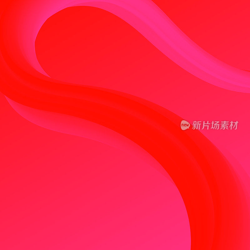 流体抽象设计的红色梯度背景