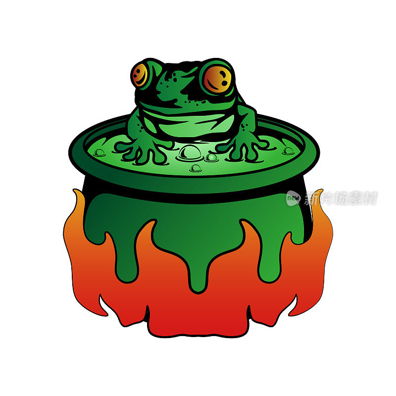 一只青蛙泡在锅里，然后慢慢沸腾