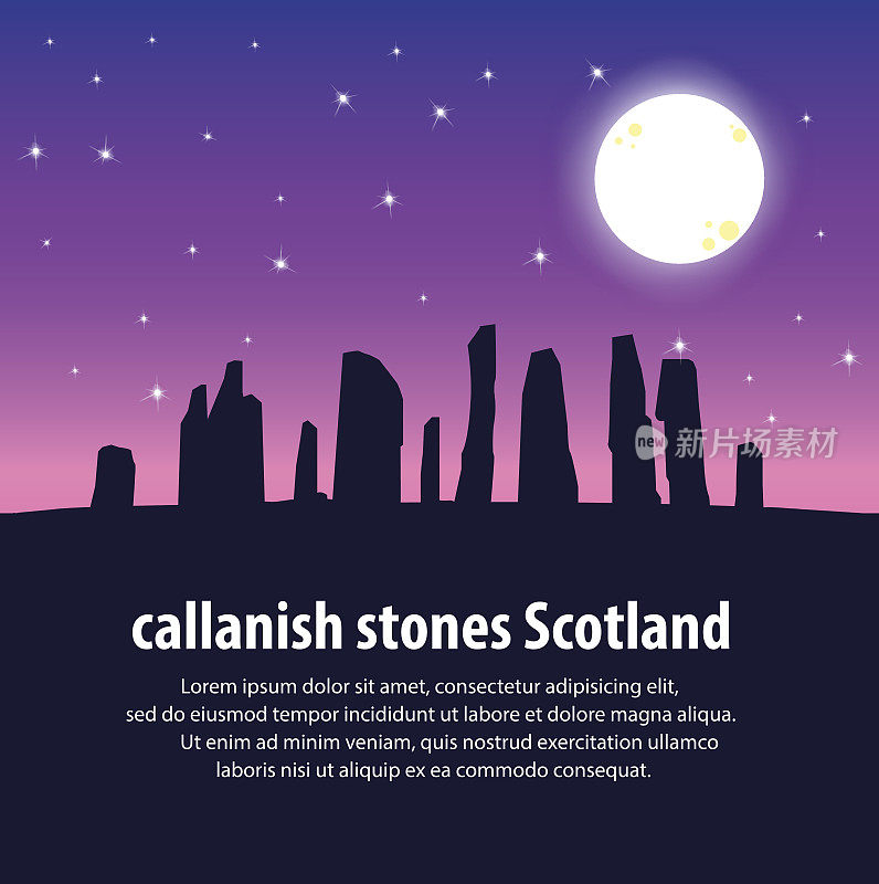 游历Callanish巨石。
