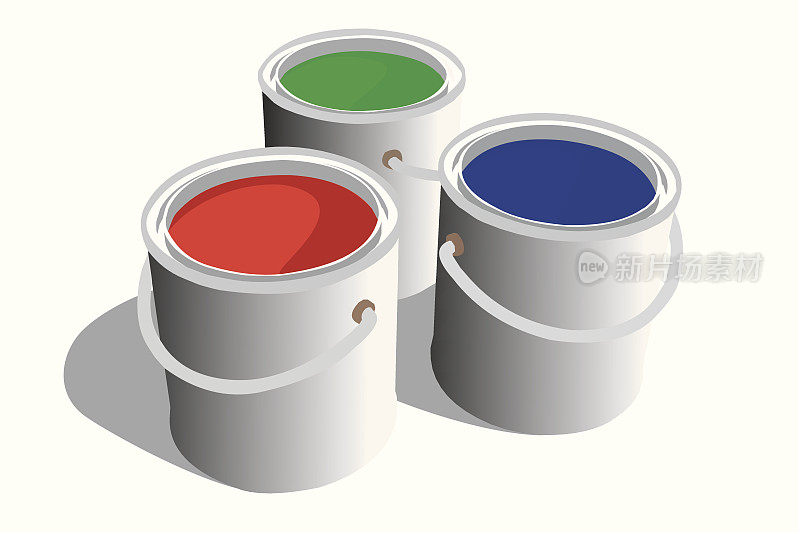 RGB油漆罐