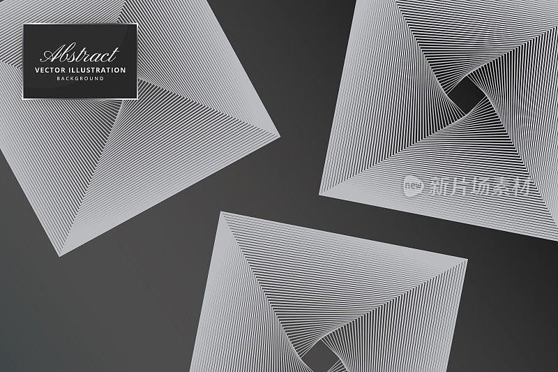 抽象方形无缝图案背景