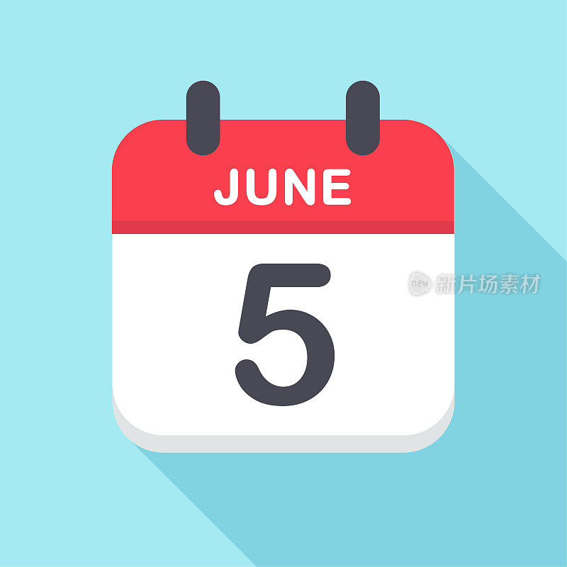 6月5日-日历图标