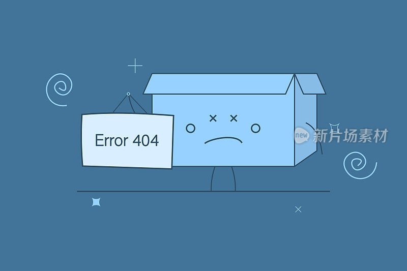 页面未找到404与字符框。