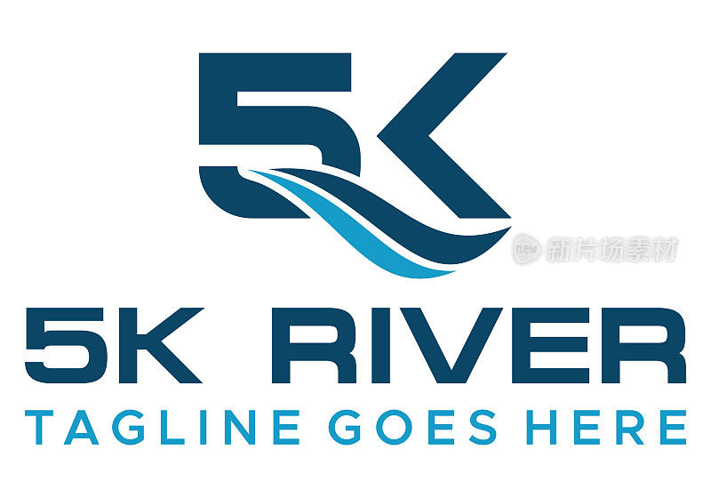 5K河符号标志设计