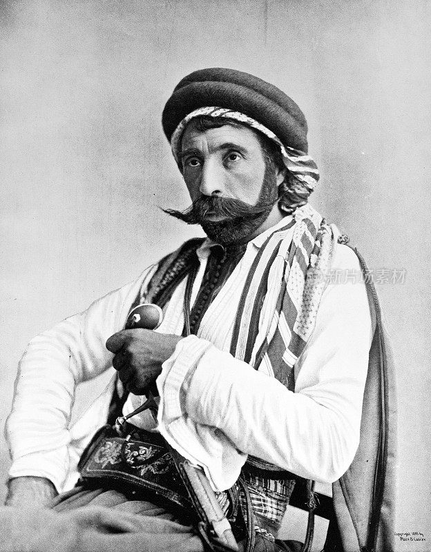1894年平民肖像:王子米尔・赫姆西，阿拉伯人
