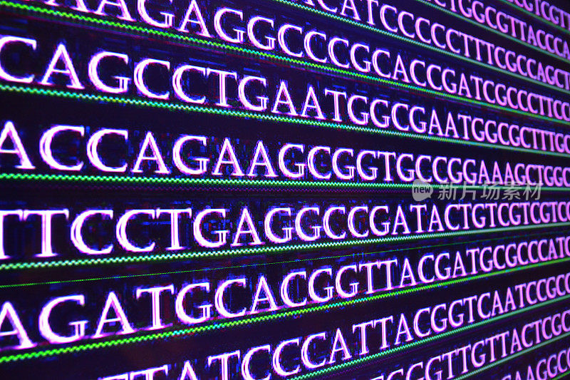 现代技术:DNA测序。