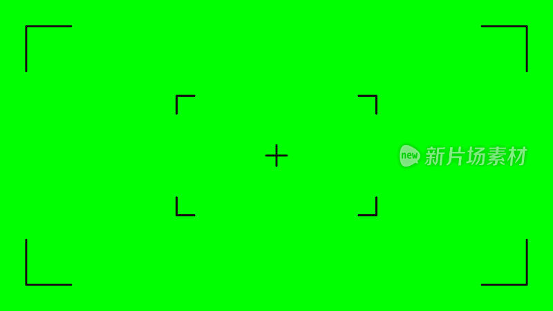 绿色屏幕，色键背景。空白的绿色背景与视觉特效运动跟踪标记。色度键背景键，运动图形和视频效果