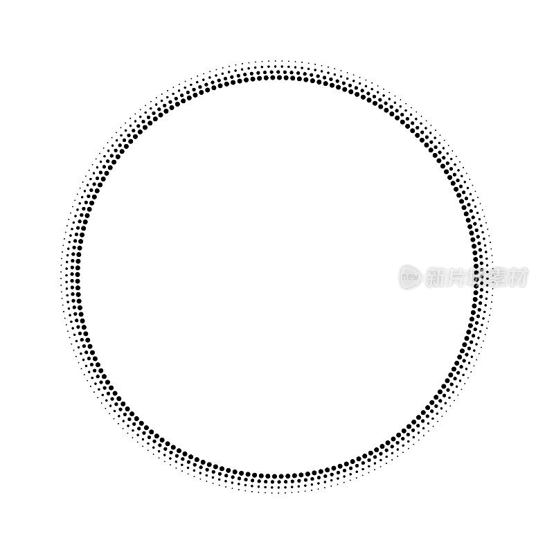 精细的轨道点在同心圆，径向大小梯度出缩放