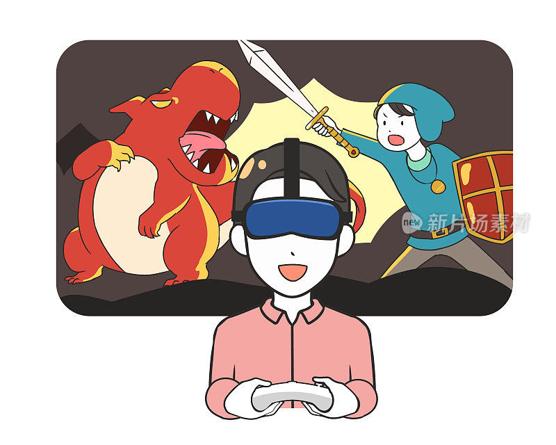 VR游戏RPG男