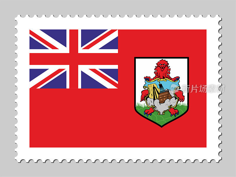 百慕大旗邮票
