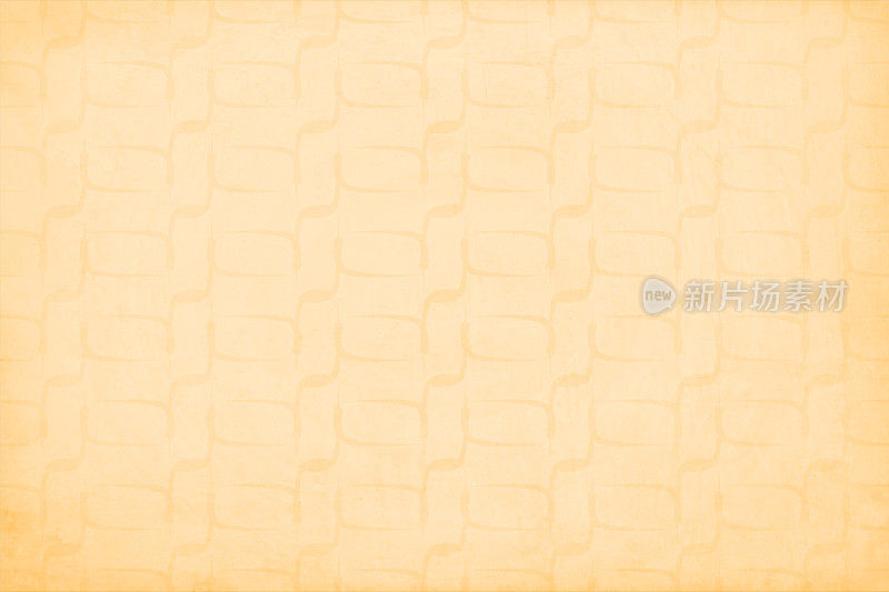 黄褐色或浅棕色的旧垃圾背景与小抽象不规则圆形矩形图案遍布