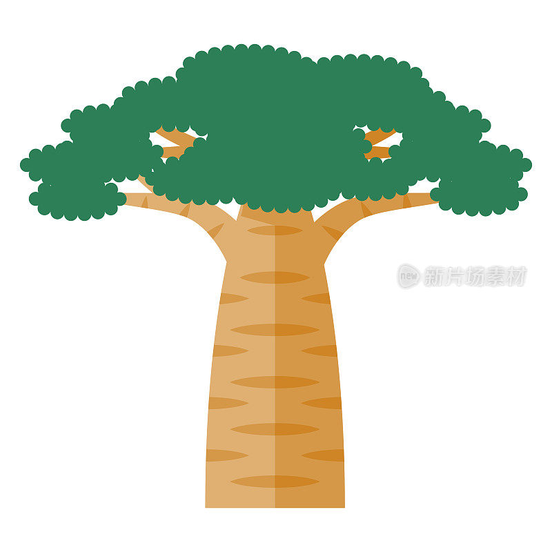 Baobab图标的透明背景