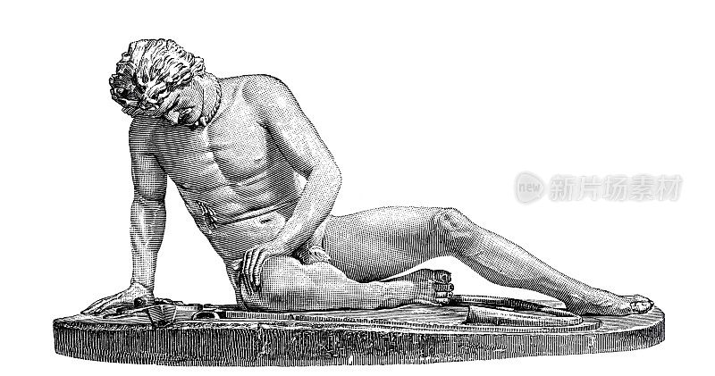 垂死的人，高卢人，公元前3世纪