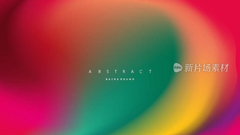 4K登陆页面模板。矢量抽象彩色流动的背景。抽象的，动态的，现代的，未来的，多色的设计元素的网站模板背景。