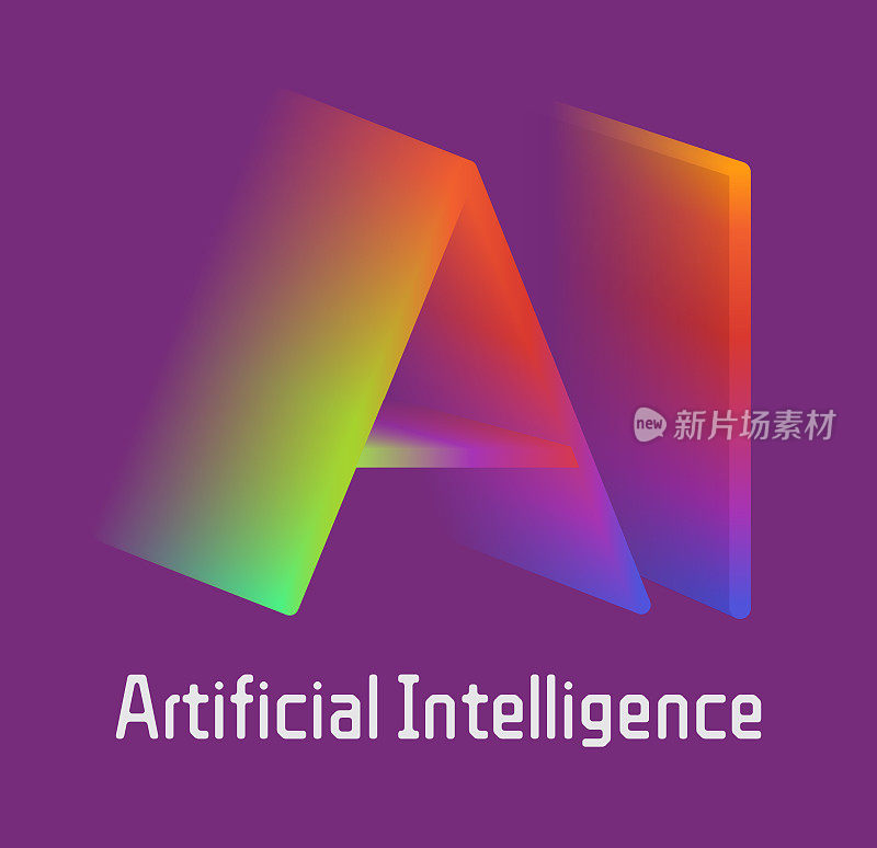 人工智能AI标志