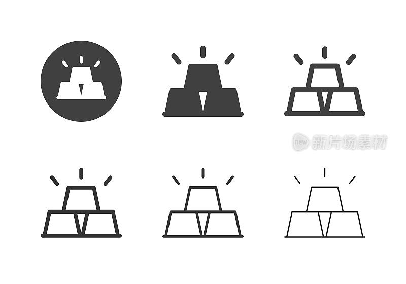 金条图标-多系列