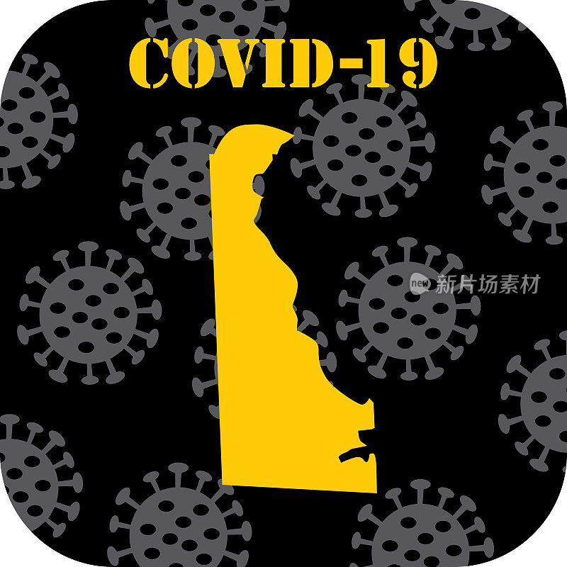 COVID-19特拉华州图标