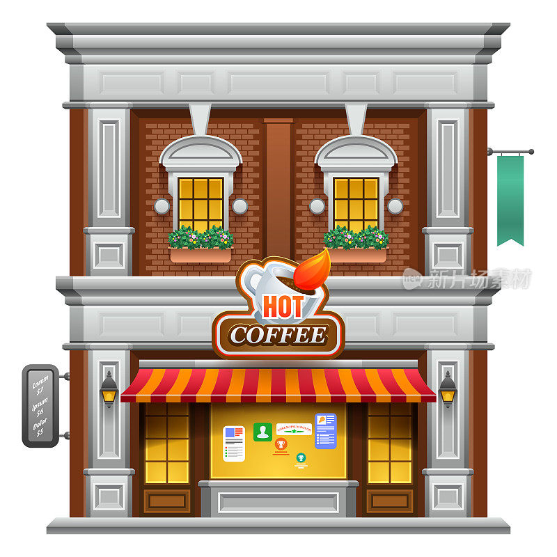 咖啡店或咖啡馆。