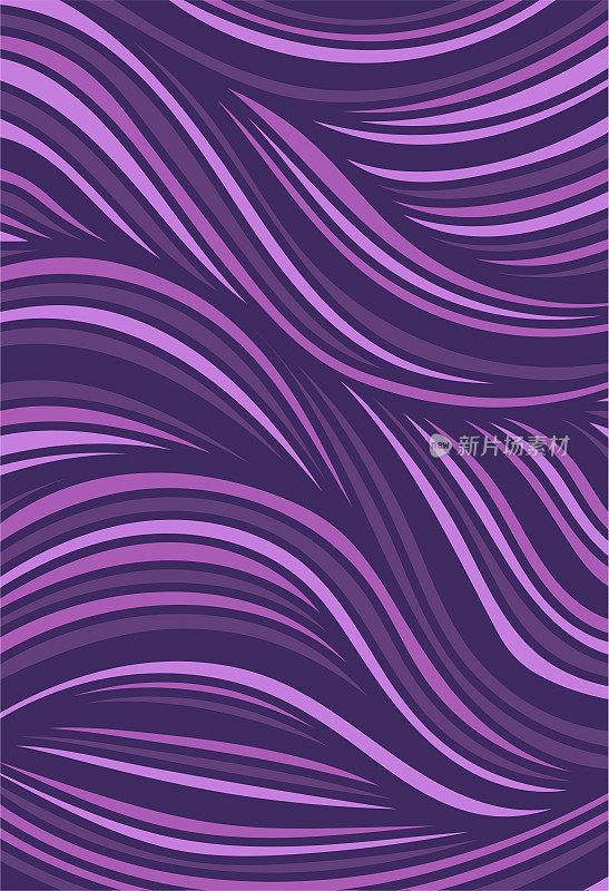 紫色抽象流动涂鸦背景