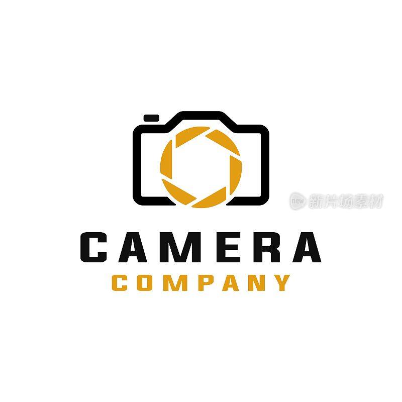 相机镜头符号Logo设计