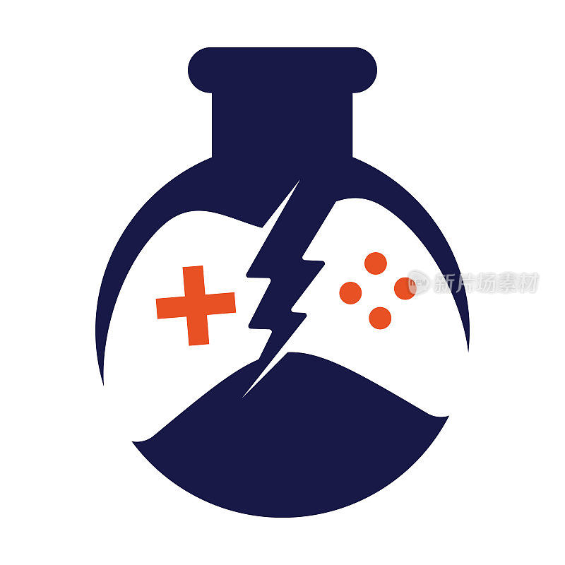 游戏实验室标志设计。