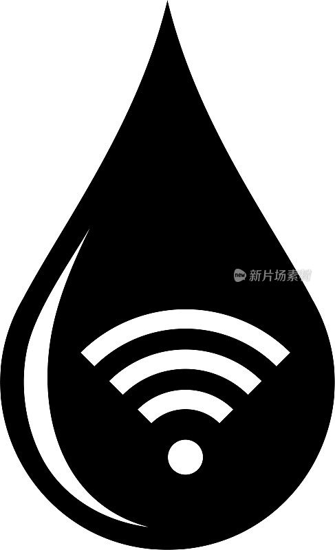 黑滴Wi-Fi图标