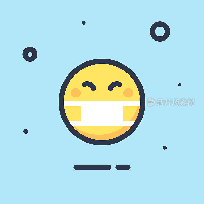 Emoticon平面设计颜色背景