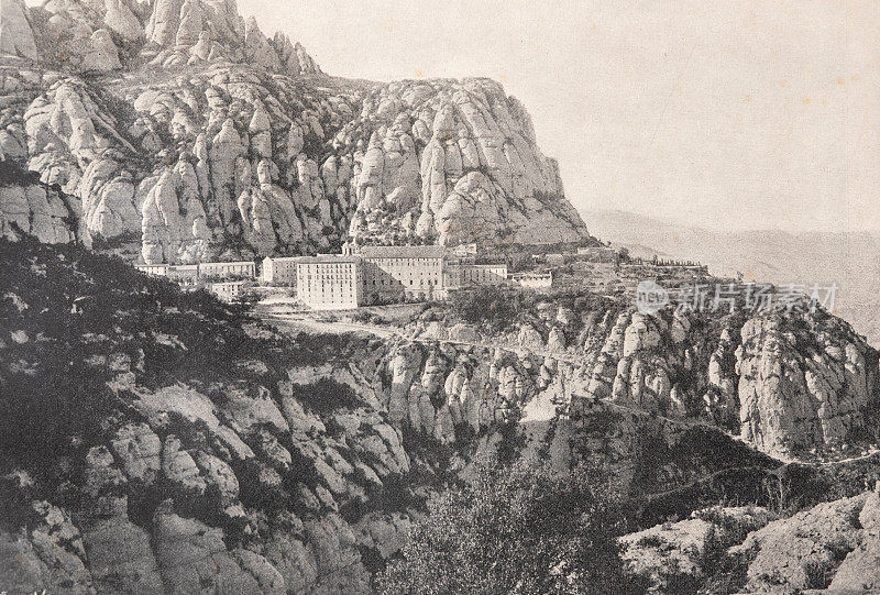 圣玛利亚修道院,蒙特塞拉特,1898年,西班牙加泰罗尼亚