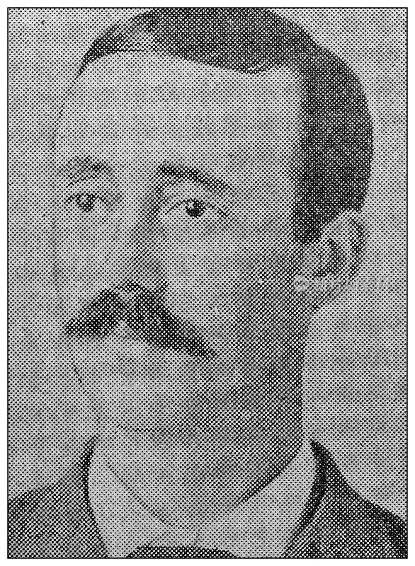 著名人物的古董肖像:乔治・B・考利