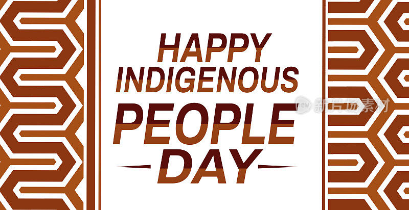 土著人民日的背景是在10月的第二个星期一纪念在美洲生活了数千年的土著社区。模板说明