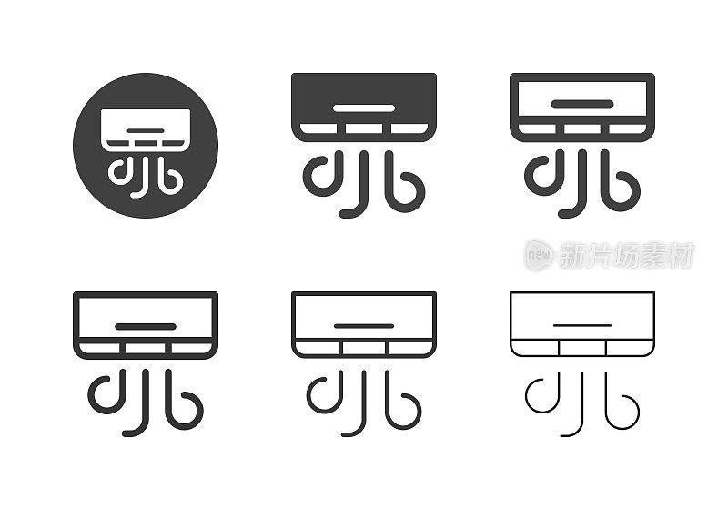 空调图标-多系列