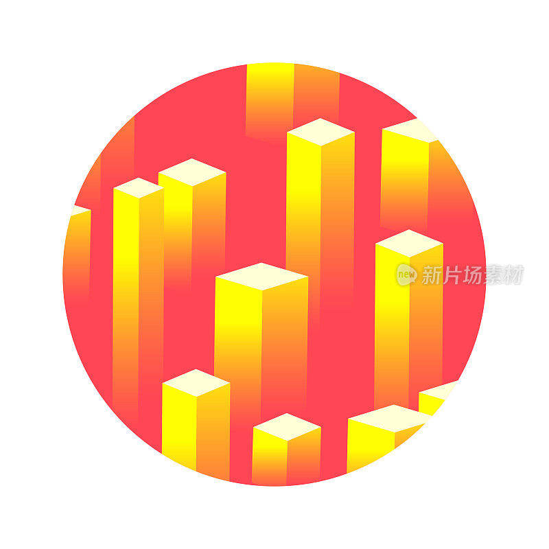 现代抽象背景圆设计