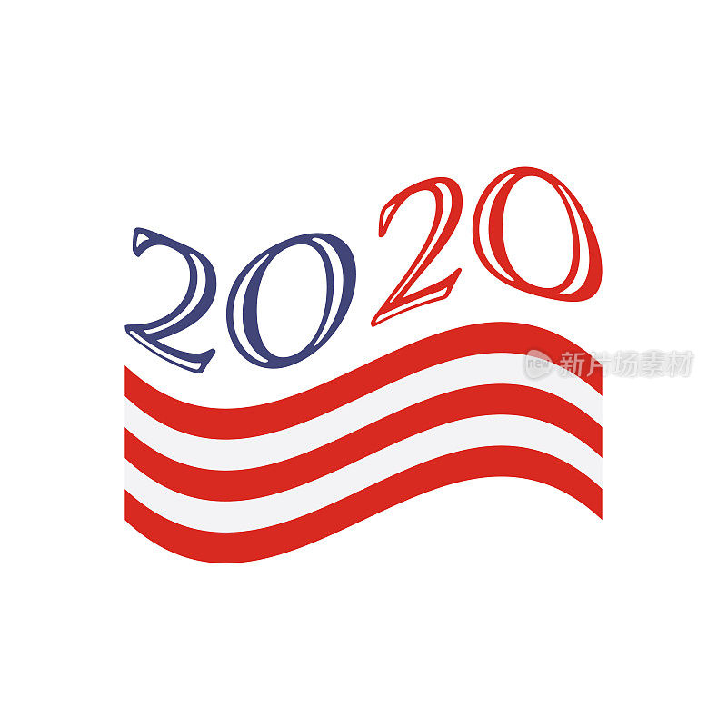 美国2020年大选设计元素