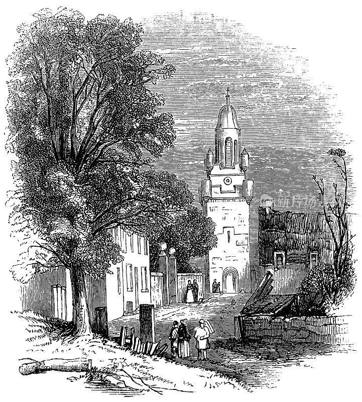 19世纪的苏格兰福雷斯镇