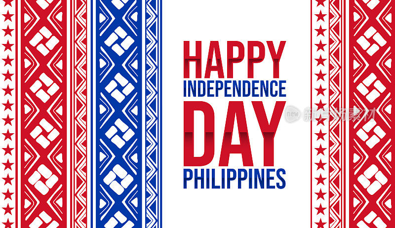 菲律宾独立日背景。6月12日菲律宾独立日快乐
