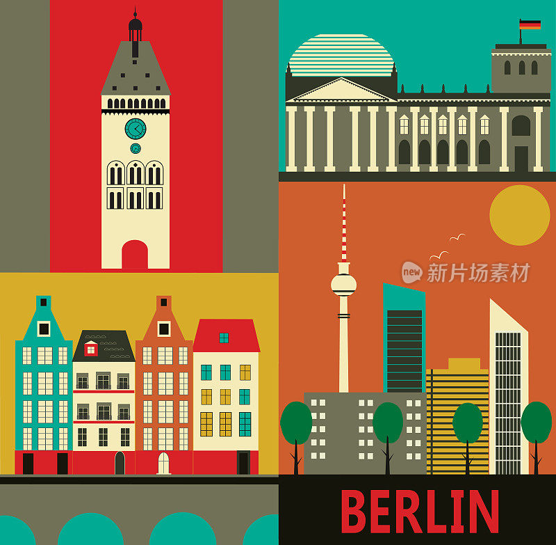 柏林的城市。