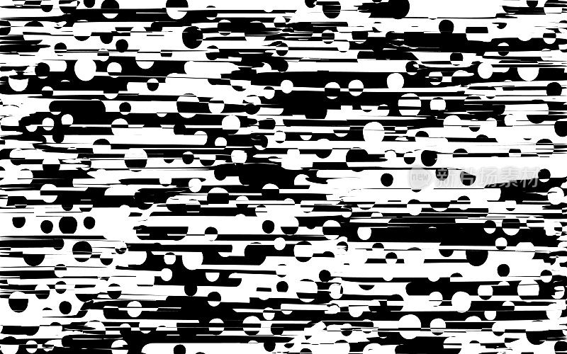 抽象线条设计黑白条纹向量