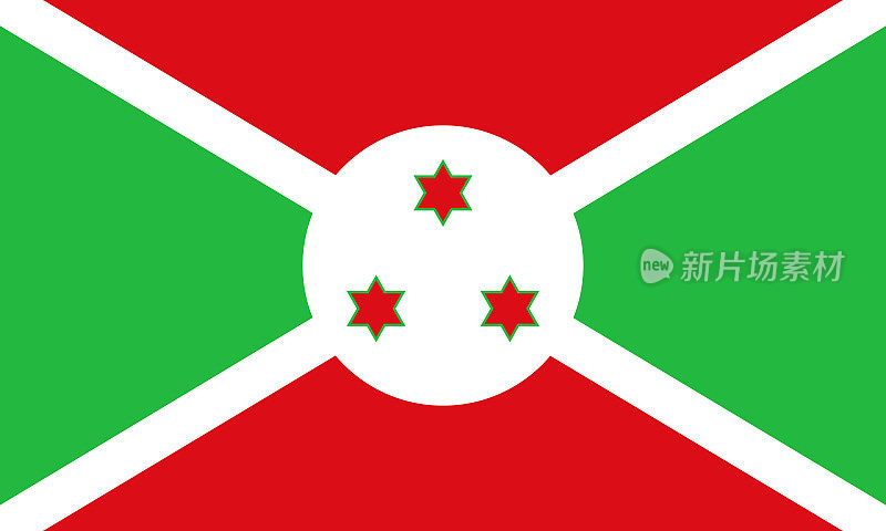 布隆迪共和国非洲国旗