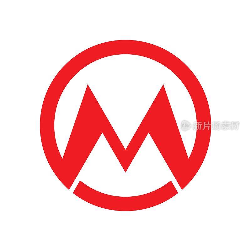 字母m标志图像