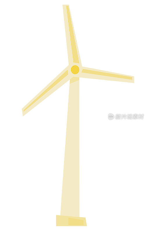 白色风力发电机发电