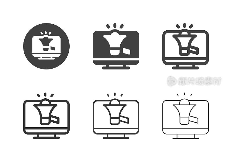 在线营销图标-多系列