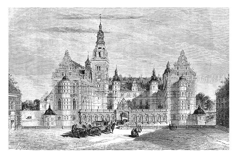 丹麦腓特烈堡城堡，1862年