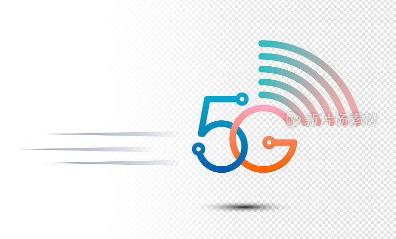 矢量5G无线wifi技术符号