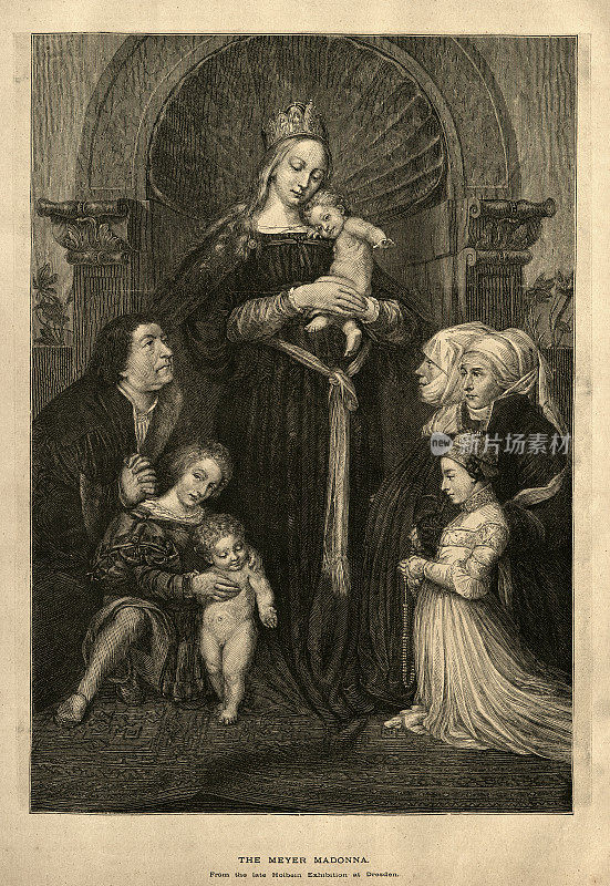 达姆施塔特圣母画，小汉斯・霍尔拜因，16世纪艺术