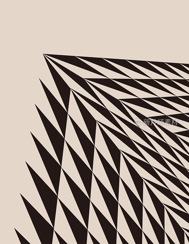 抽象极简主义几何排列三角形图案纹理背景