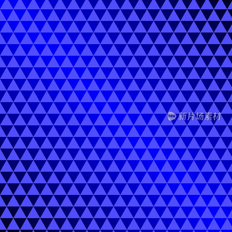 三角形矩阵，蓝色背景，渐变。