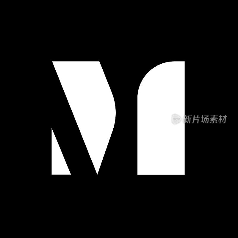 字母M标志