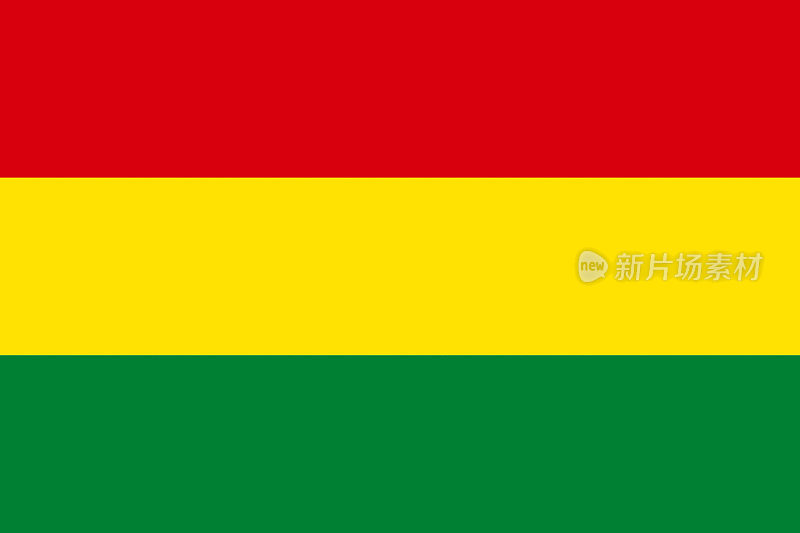 玻利维亚的旗帜。