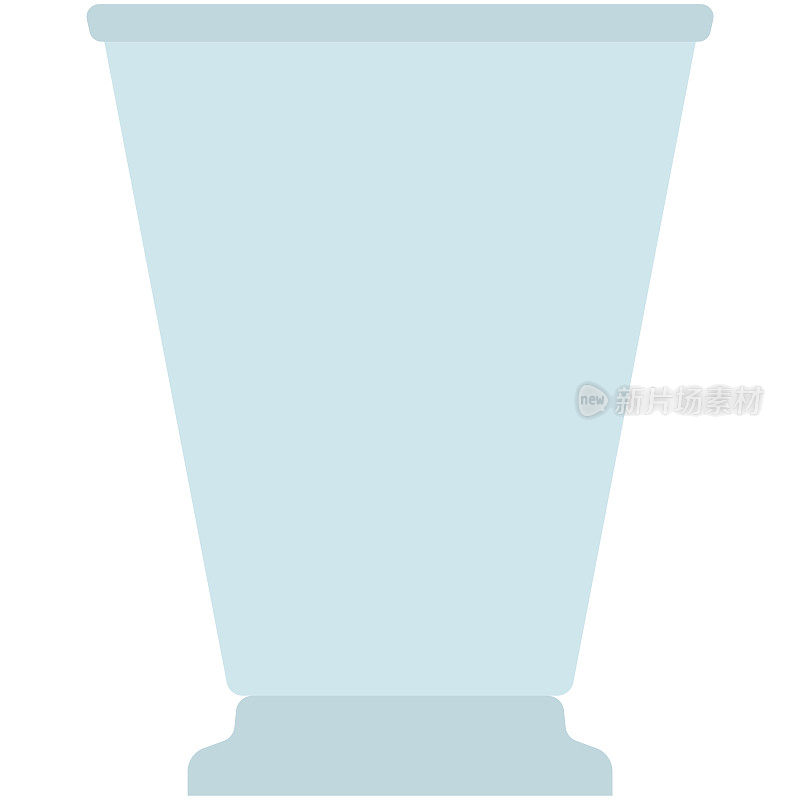 朱丽普杯图标，鸡尾酒杯名称相关向量