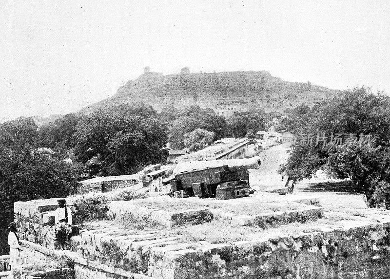 1895年印度的人物和地标:戈尔康达堡